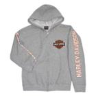 Harley-davidson 4x-large Mens Hooded Sweatshirt Jacket Bar & Shield Hoodie (4xl) 30296615