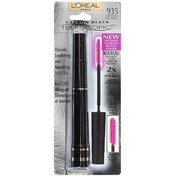 L'oreal Paris Telescopic Mascara, Carbon Black [935] 0.27 Oz