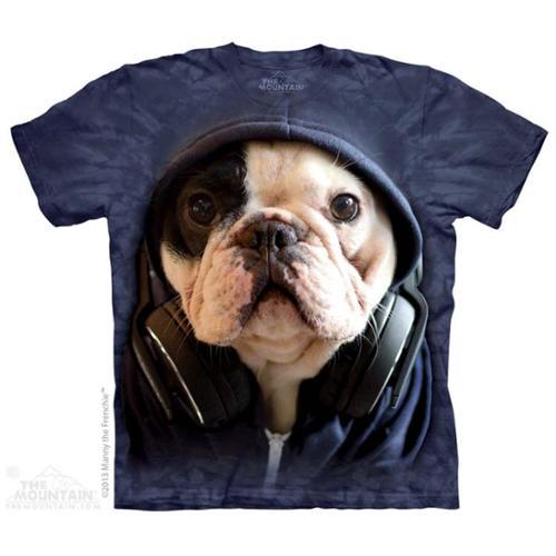 The Mountain Blue 100% Cotton Dj Manny Graphic Novelty T-shirt (size )