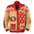 San Francisco 49ers Nfl Adult Ugly Cardigan Sweater Xx-large