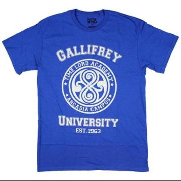 Doctor Who Gallifrey University Mens T-shirt (xx-large)