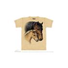 Gentle Touch Horses T-shirt, Adult 2x