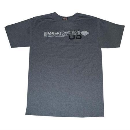 Harley-davidson X-large Men's Proven Short Sleeve T-shirt, Charcoal 30293048