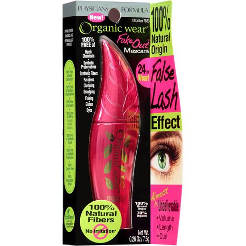 Physicians Formula Organic Wear Fake Out Mascara 83c Ultra Black, 0.26 Oz