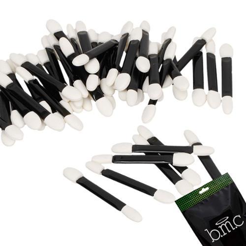 Bmc 50 Disposable Dual Sided Sponge Tipped Makeup Eyeshadow Applicator Tool