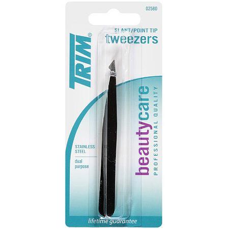 Trim Beautycare Slant/point Tip 02580 Tweezers, 1 Count</s Multi-colored