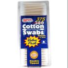 Preffered Plus Cotton Swabs - 375 Ea