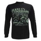 Harley-davidson Medium Mens Long Sleeve Shirt, Urban Motorcycle Ride Graphic, Black (m) 30290813