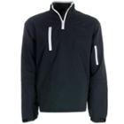 The Weather Company Quarter-zip Micro-fiber Pullover Jacket Black -
