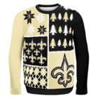 New Orleans Saints Busy Block Nfl Ugly Sweater