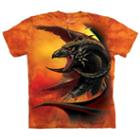 The Mountain New Orange 100% Cotton Scourge Graphic Casual Novelty T-shirt