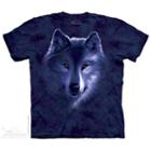 The Mountain Purple 100% Cotton Wolf Fade Novelty T-shirt New