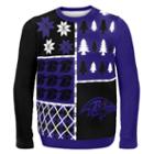 Baltimore Ravens Busy Block Nfl Ugly Sweater Xx-large