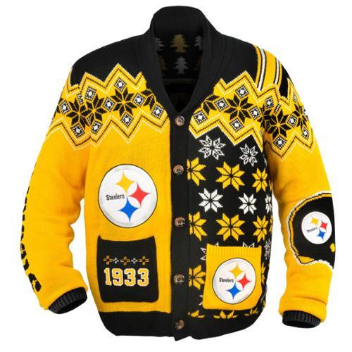 Pittsburgh Steelers Nfl Adult Ugly Cardigan Sweater