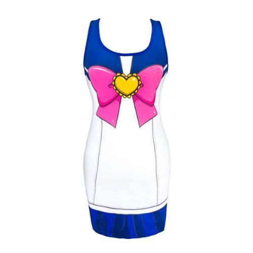 Sailor Moon Anime Juniors Tank Dress Xx-large
