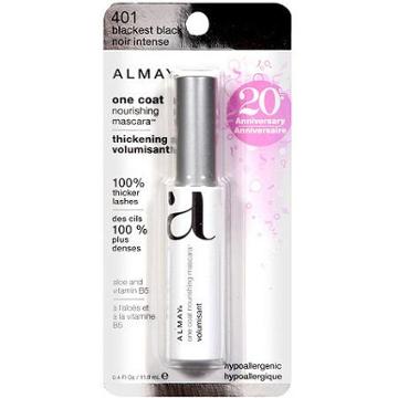 Almay One Coat Thickening Mascara, Blackest Black [401], 0.4 Oz