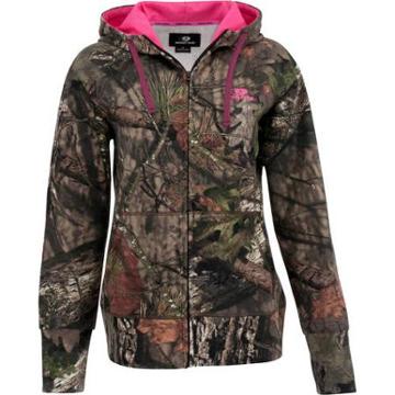 Mossy Oak Ladies' Open Zip Hoodie