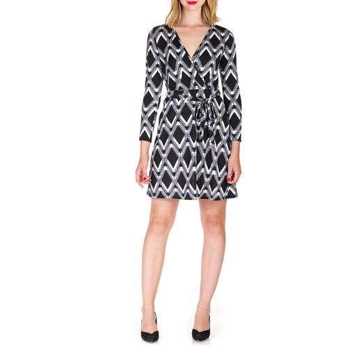 Penny Chic By Shauna Miller Women's Long Sleeve Wrap Dress