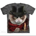 The Mountain Grey Cotton Grumpenezer Scrooge Design Novelty Adult T-shirt
