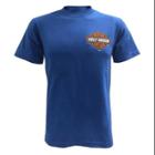 Harley-davidson X-large Men's Bar & Shield Short Sleeve T-shirt, Blue 30291741
