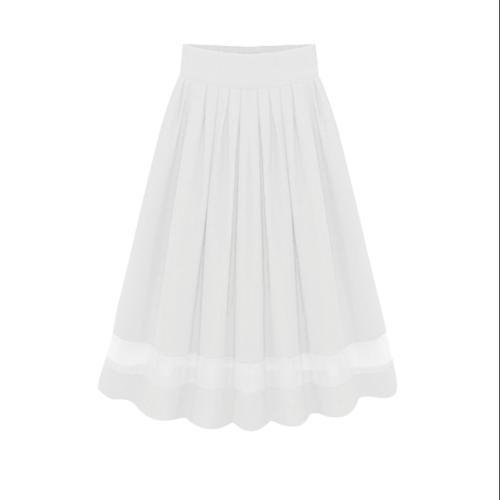 Allegra K Women's Organza Panel Semi Sheer Detail High Waist Chiffon Skirt (size / 8)