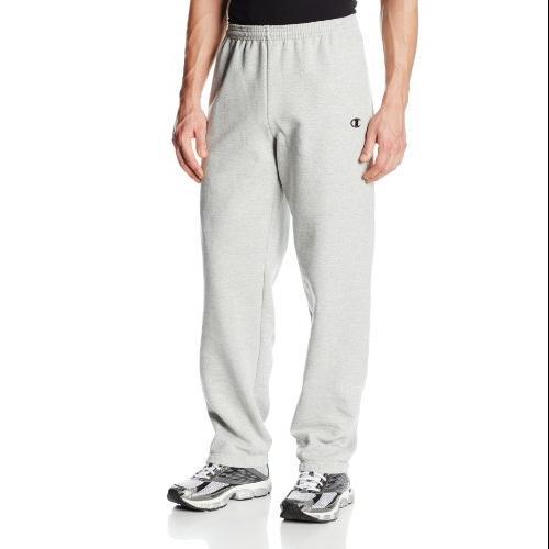 Champion Mens Relaxed Band Eco Fleece Pant Oxford Gray
