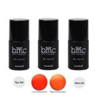 B.m.c Bmc Color Changing Gel Nail Lacquer W/ Top Base Coat-awakening Collection, Set 2