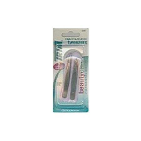Trim Beautycare Mini Slant/point 06847 Tweezers, 3 Piece Set Multi-colored