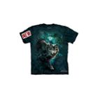 Night Wolves Collage Adult T-shirt By The Mountain - -3303, Adult 3x