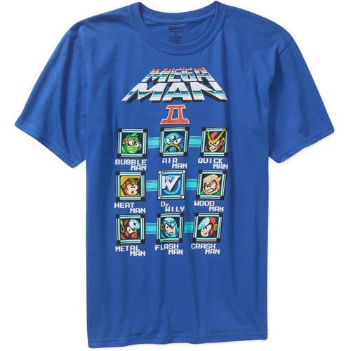 Capcom Mega Man Character Men's Graphic Short Sleeve Tee