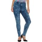 George Uk Women's High Waisted Acid Wash Skinny Jeans