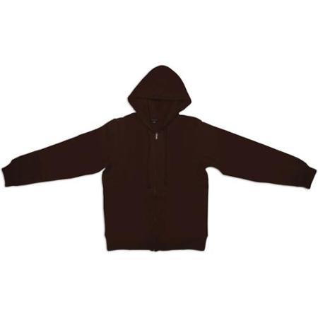 Womens Fleece Hoodie-choc