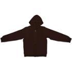 Womens Fleece Hoodie-choc
