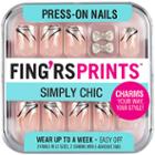 Fing'rs Prints Simply Chic Press-on Nails, Born Chic Count
