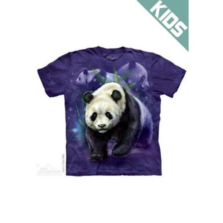 The Mountain Purple 100% Cotton Panda Collage Awesome Youth T-shirt