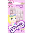 Fingrs Stick-on Girlie Nails, Sparkle Tip French, Pack Of 2