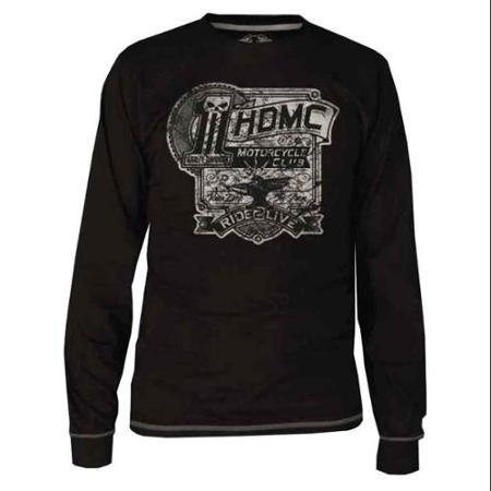 Harley-davidson X-large Men's Blk Label Iron Made Long Sleeve Shirt - Blk 30291734