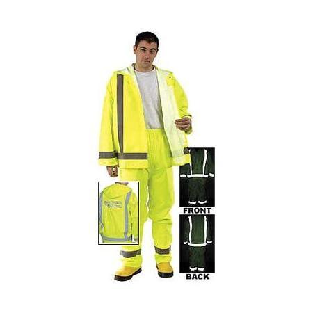 Hi-vis Rain Pants, Hi-vis Ylw/green 500rpwmed