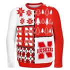 Nebraska Busy Block Ncaa Ugly Sweater