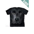 The Mountain Black 100% Cotton Black Lab Face Awesome Youth T-shirt