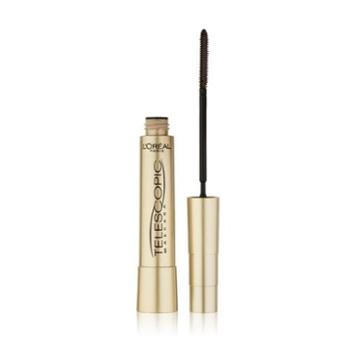 L'oreal Telescopic Mascara, Black Brown [915], 0.27 Oz (pack Of 6)