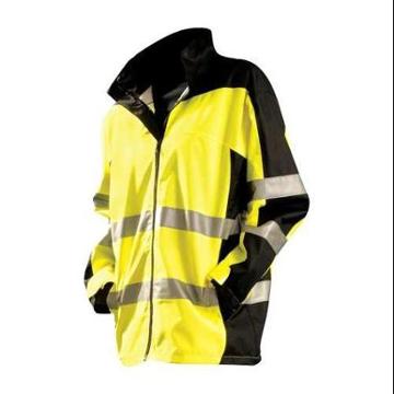 Occunomix Sp-brj-yl Breathable Rain Jacket W/hood, Yellow