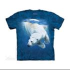 The Mountain Blue Cotton Polar Bear Dive Ch Design Novelty Youth T-shirt (l) New