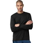 Hanes Adult Cool Dri Long-sleeve Performance T-shirt Black