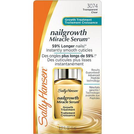 Sally Hansen Nailgrowth Miracle Serum, Clear [3074], 0.37 Oz