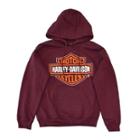 Harley-davidson Medium Men's Hooded Sweatshirt, Bar & Shield, Burgundy (m) 30298037