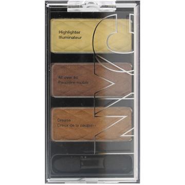 N.y.c. New York Color Nyc New York Color Hd Trio Eye Shadow Palette, Streets Paved In Gold