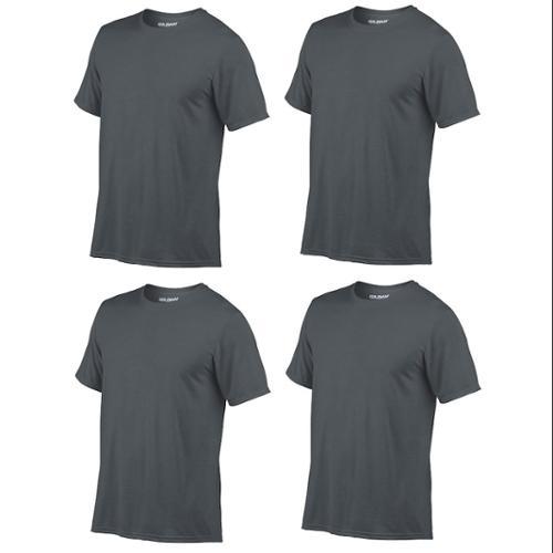 4) Gildan Classic Fit Mens Medium Outdoor/gym Short Sleeve T-shirt Charcoal