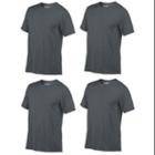 4) Gildan Classic Fit Mens Medium Outdoor/gym Short Sleeve T-shirt Charcoal