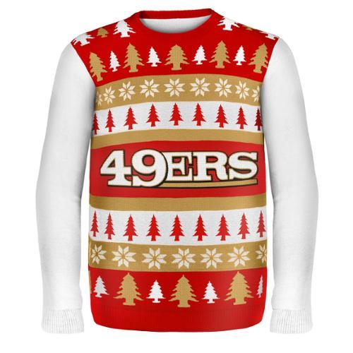 San Francisco 49ers Wordmark Nfl Ugly Sweater